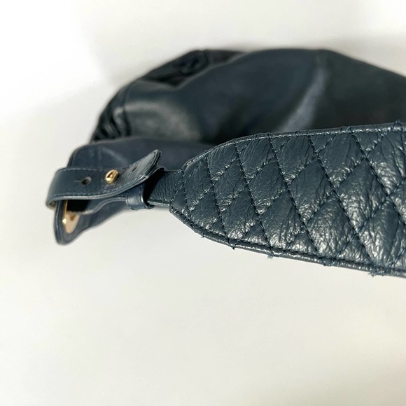 Goldenbleu leather hobo circular women’s handbag - Picture 5 of 10